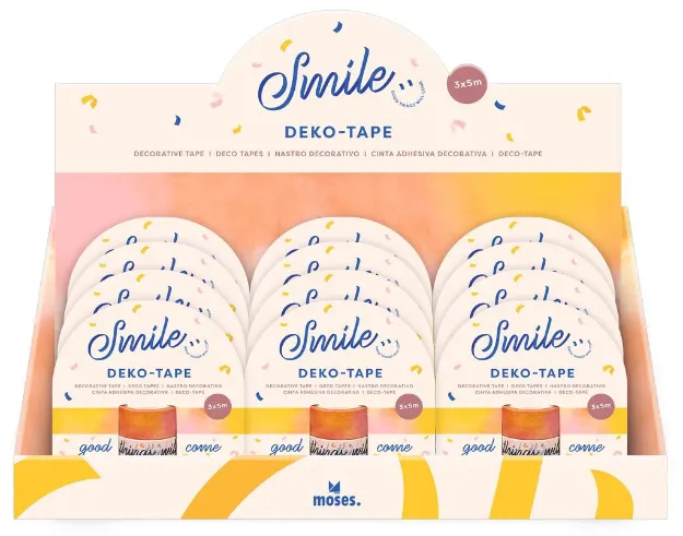 Bild von Smile Deko-Tape 3er Set, VE-12