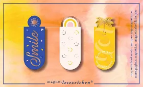 Zeige Details für Magnetlesezeichen Smile, VE-6 Bild von Magnetlesezeichen Smile, VE-6