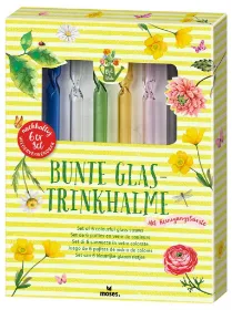 Zeige Details für Blatt & Blüte Bunte Glas-Trinkhalme 6er Set, VE-4 Bild von Blatt & Blüte Bunte Glas-Trinkhalme 6er Set, VE-4