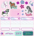 Bild von Stickerbuch Pferde, VE-4