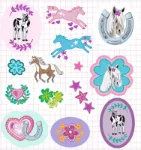 Bild von Stickerbuch Pferde, VE-4