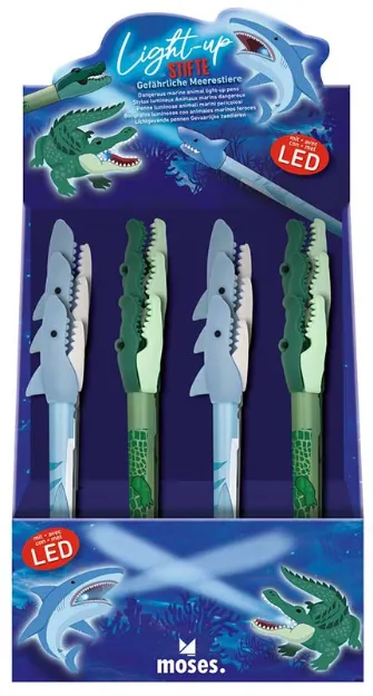 Bild von Light-Up Stifte Gefährliche Meerestiere, VE-12