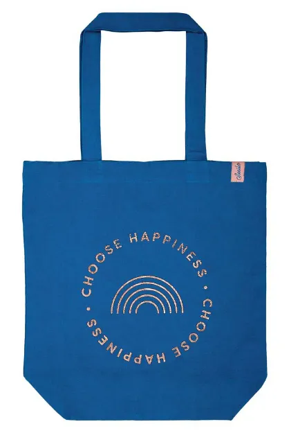 Bild von Smile Shopper Bio-Baumwolle Choose Happiness , VE-3