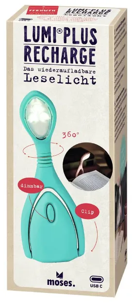 Bild von Fernweh Leselicht Lumi Plus Recharge Türkis , VE-2