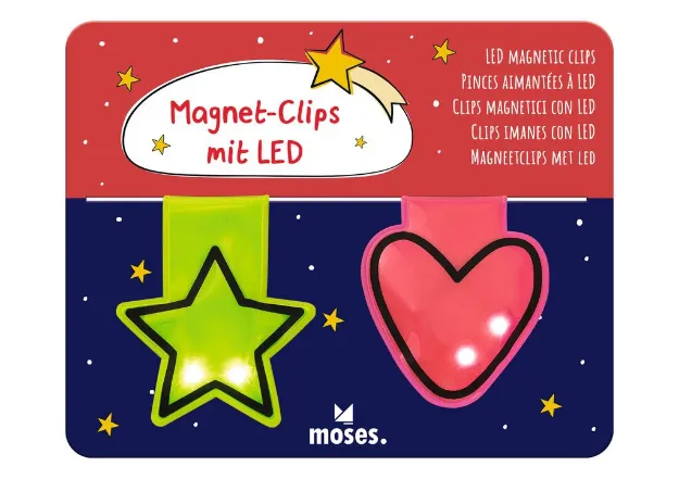 Bild von Magnet-Clips mit LED Winterzauber 2er Set , VE-12