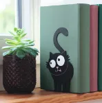 Bild von Ed, the Cat Buchstützen 2er Set, VE-2