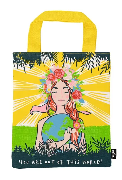 Bild von Basically it's magic Büchertasche Flowers, VE-6