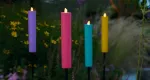 Bild von Blatt & Blüte Solar-Gartenkerze, VE-12