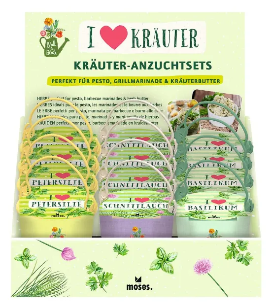 Bild von Blatt & Blüte Anzuchtset Kräutertöpfchen, VE-12