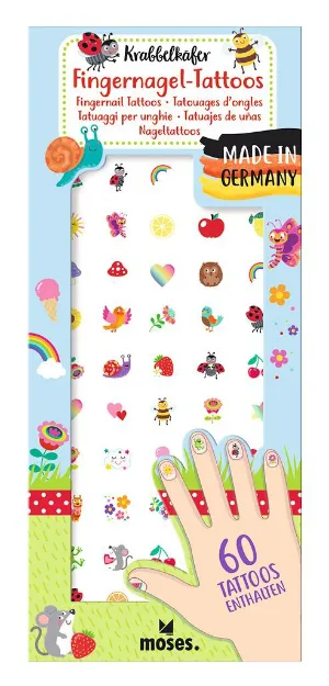 Bild von Krabbelkäfer Fingernagel-Tattoos, VE-24