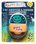 Bild von Happy Day 2 in 1 Anspitzer & Radierer, VE-24