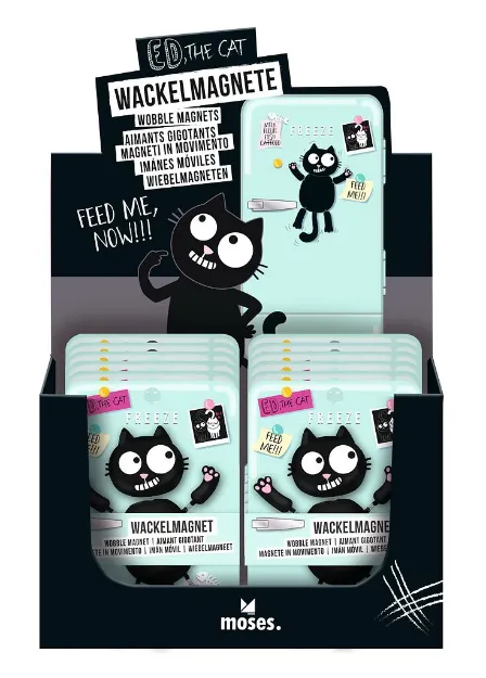 Bild von Ed, the Cat Wackelmagnet, VE-12