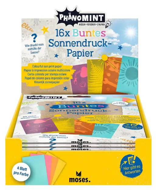 Bild von PhänoMINT Buntes Sonnendruckpapier, VE-12