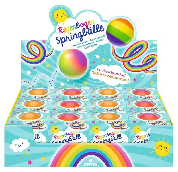 Bild von Regenbogen-Springbälle, VE-12