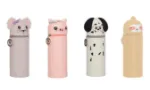 Bild von Silikon Federmäppchen Cute Animals 12 Stk assortiert, Hund, Faultier, Maus, Schw
