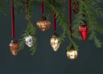 Bild von Mini-Christbaumkugeln aus Glas, VE-36