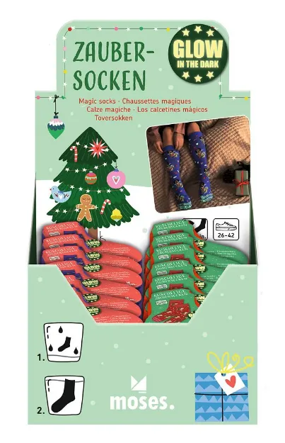 Bild von Nachtleuchtende Zauber-Socken, VE-12