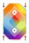 Bild von Spielkarten rainbow, VE-4