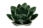 Bild von Blütenkeramik Lotus grün, gross