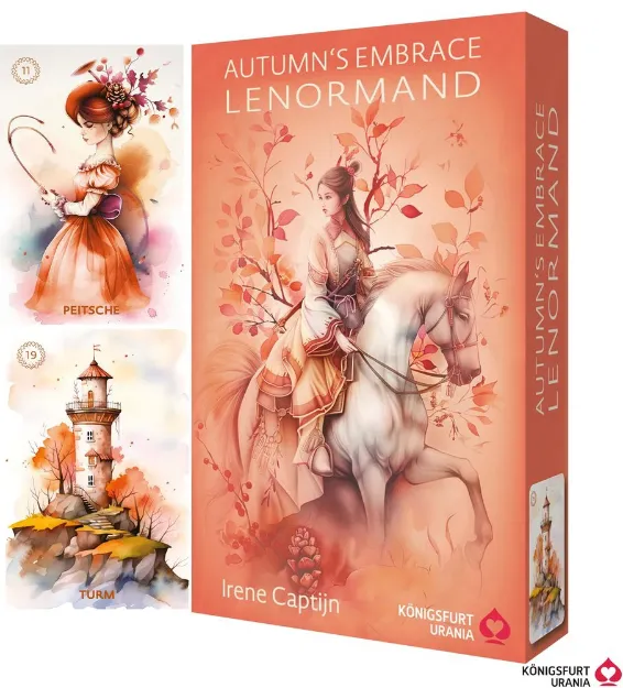 Bild von Captijn, Irene: Autumn`s Embrace Lenormand - 38 Lenormand-Karten und Booklet