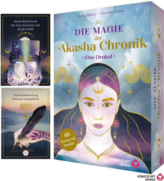 Bild von Höhne, Meike: Die Magie der Akasha Chronik - Das Orakel - 40 Orakelkarten und 16