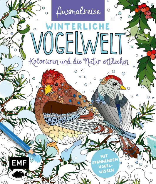 Bild von Ausmalreise Winterliche Vogelwelt