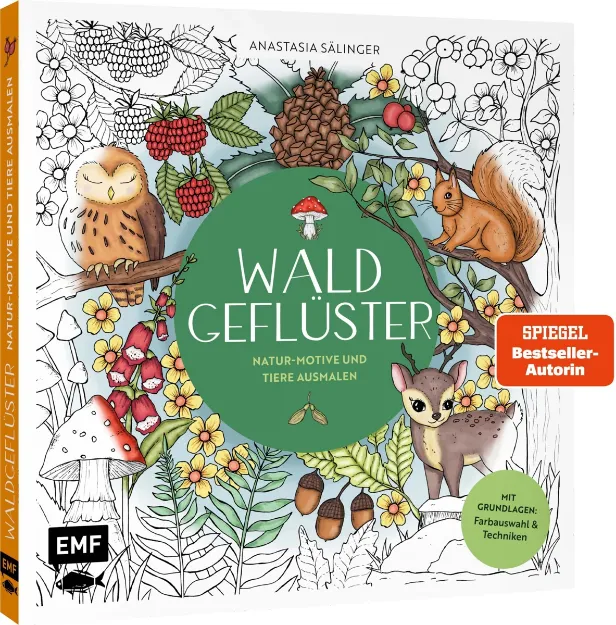 Bild von Sälinger A: Waldgeflüster – Natur-Motiveund Tiere ausmalen