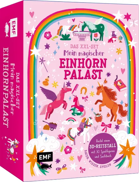 Bild von Das XXL-Set – Bauen, Wissen, Spielen:Mein magischer Einhornpalast