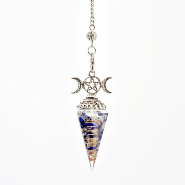 Bild von Orgonit-Pendel Lapislazuli Dreifache Göttin
