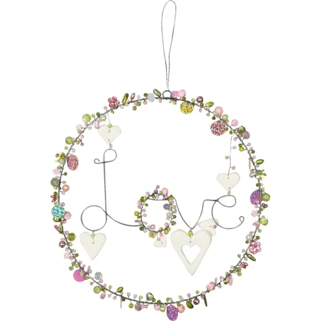 Bild von Perlenkranz Love Glow, Ø 25 cm