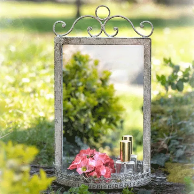 Bild von Hängespiegel CottageArt, Glas, Metall, H 37 cm