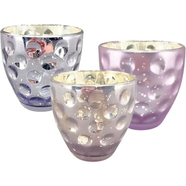 Bild von 3er-Set Windlichter Lichtpoesie, Glas, ca. 7 cm