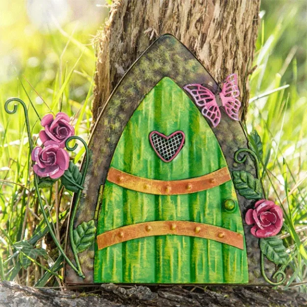 Bild von Feen-Tür Rosie Rose, 18 × 17 cm