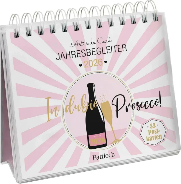 Bild von Art à la Card: Postkartenkalender 2026: In dubio Prosecco
