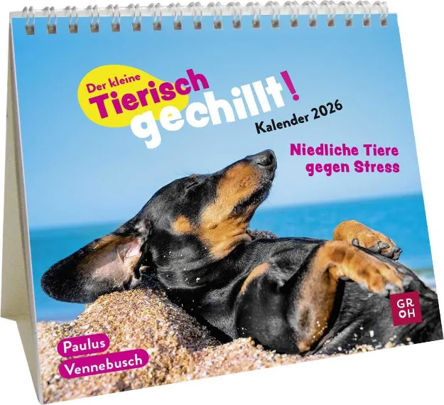 Bild von Vennebusch, Paulus: Mini-Kalender 2026: Der kleine Tierisch gechillt! Kalender