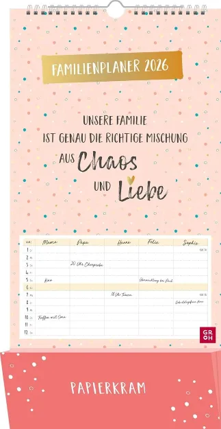 Bild von Familienplaner 2026: Unsere Familie ist genau die richtige Mischung aus Chaos un