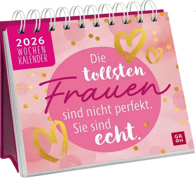 Bild von Mini-Wochenkalender 2026: Die tollsten Frauen sind nicht perfekt, sie sind echt