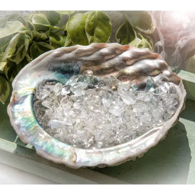 Bild von Heilstein-Aufladeset Bergkristall-Trommelsteine