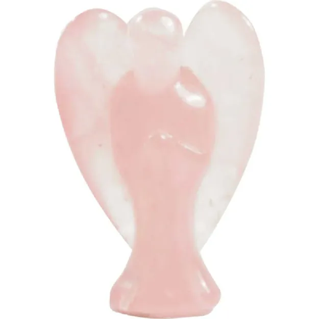 Bild von Engelchen Rosenquarz Handschmeichler