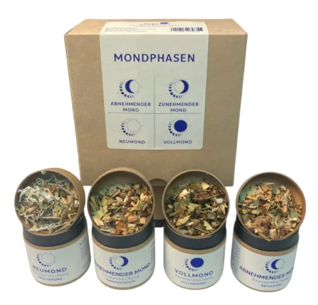 Bild von Mondumlauf-Set, 4x50ml in Pappdosen