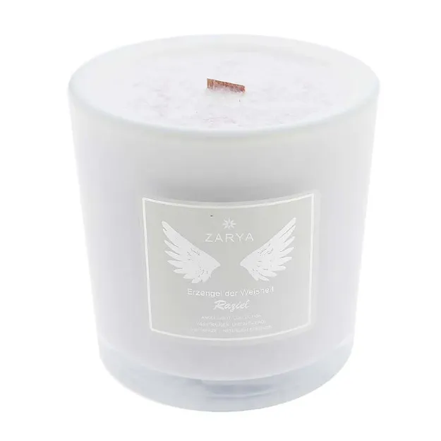 Bild von Duftkerze Raziel Weissheit aus der Zarya Collection