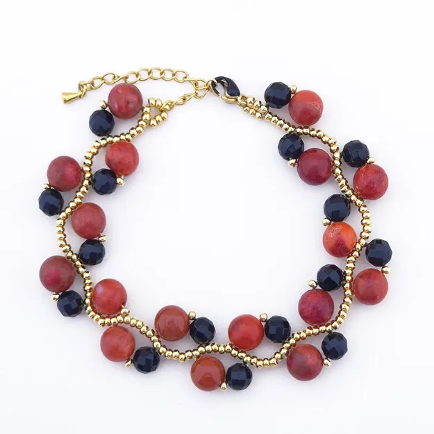 Bild von Erdung - Wurzelchakra Armband aus der Zarya Collection