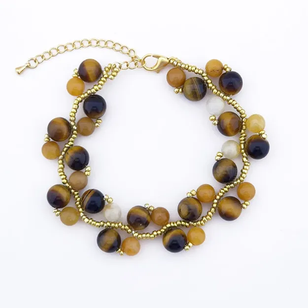 Bild von Innere Sonne - Solarplexus Chakra Armband aus der Zarya Collection