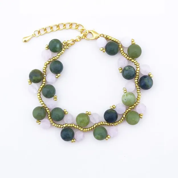 Bild von Strahlendes Herz - Herzchakra Armband aus der Zarya Collection