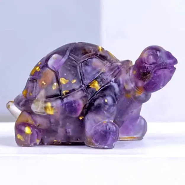 Bild von Orgonit Schildkrötchen Amethyst