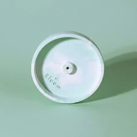 Zeige Details für Bloom Räucherstäbchenhalter rund Grün marmorisiert Bild von Bloom Räucherstäbchenhalter rund Grün marmorisiert