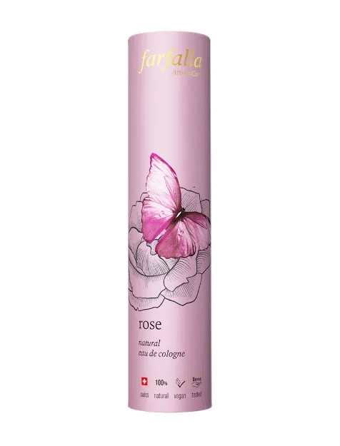 Bild von Natural Eau de Cologne Rose von Farfalla, 50 ml