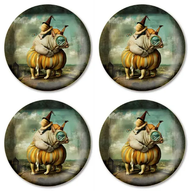 Bild von Maggie Taylor As one would expect Coaster 4 pcs Ø 11 - Jamida of Sweden