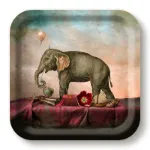 Bild von Maggie Taylor A fine romace Tray 20x20 - Jamida of Sweden