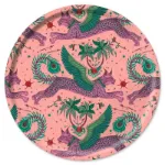 Bild von Emma J Shipley Lynx/pink Tray Ø 65 - Jamida of Sweden